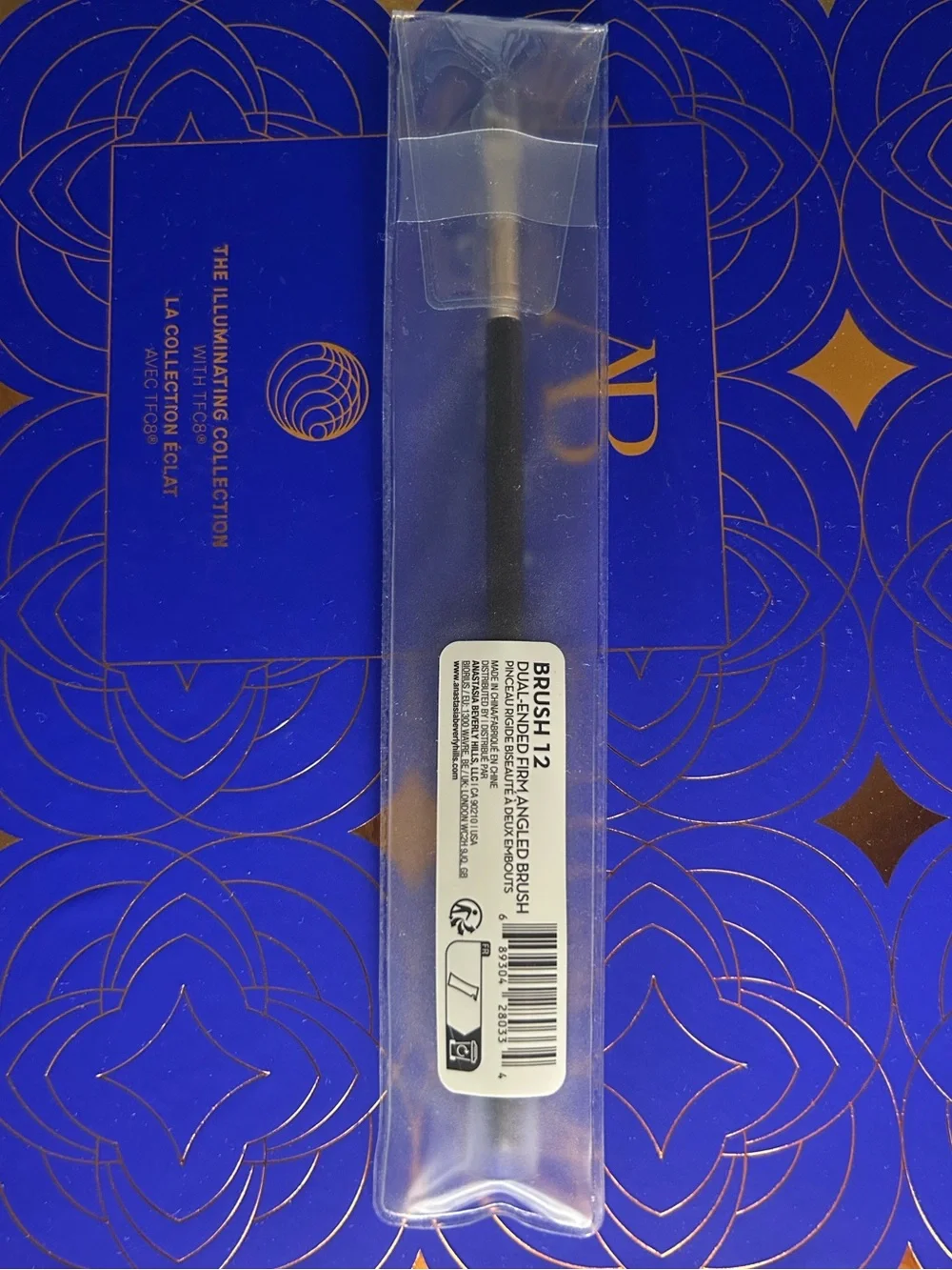 Anastasia Dual-Ended Firm Angled Eyebrow Brush #12